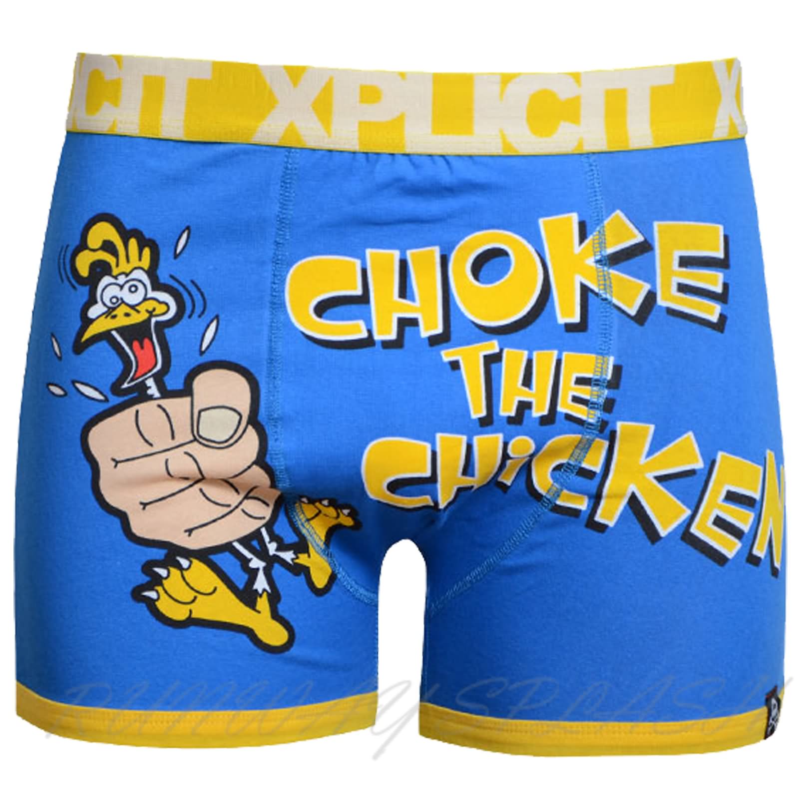 Funny Choke The Chicken Shorts Image