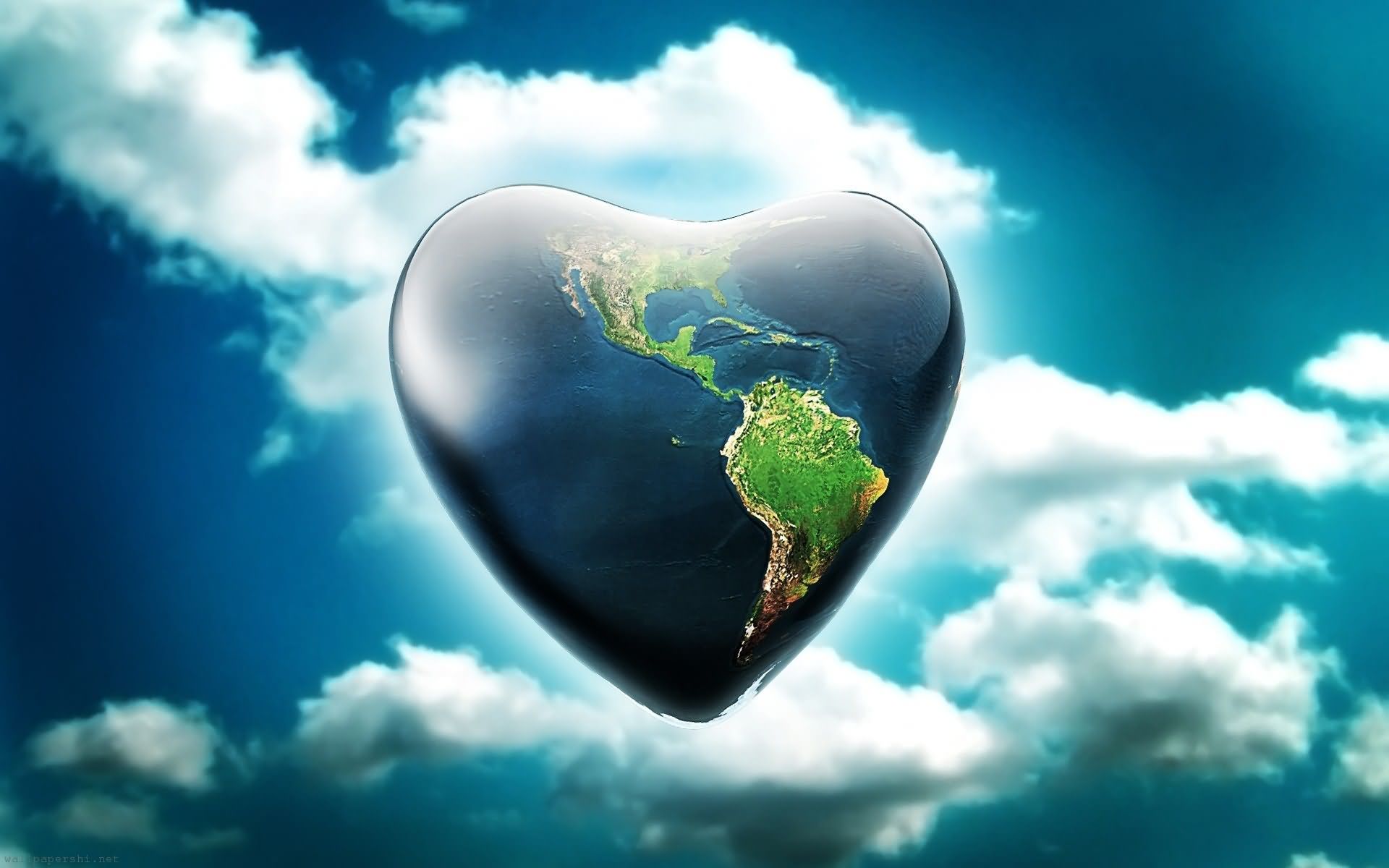 Happy Earth Day Heart Earth Picture