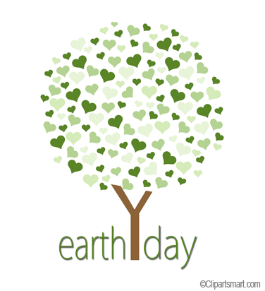 Hearts Tree Earth Day Picture