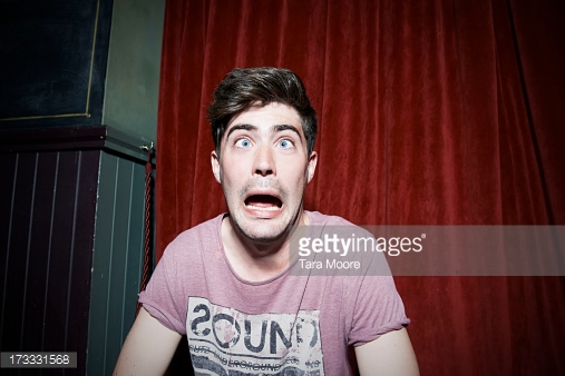 Man Funny Shocking Face Picture