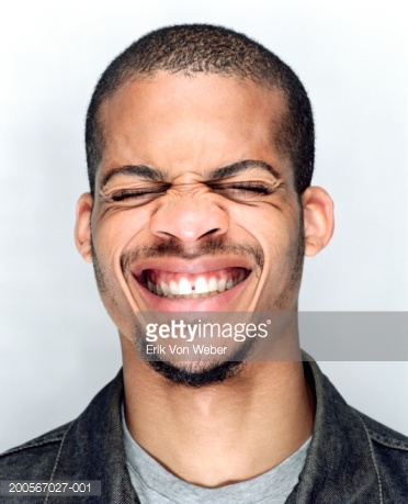 Man Funny Smiling Face Picture