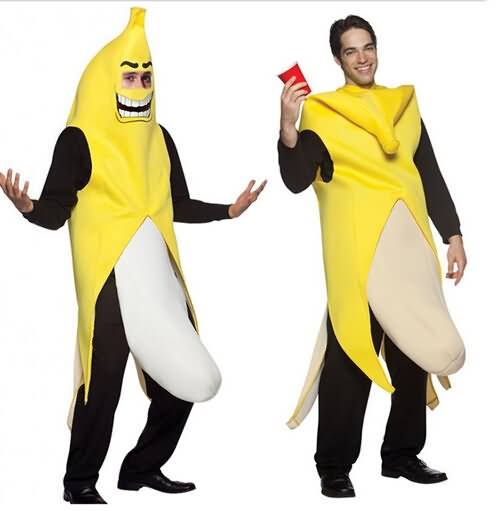 Men In Banana Costume Funny Picture