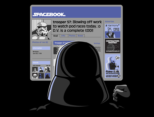 Star Wars Spacebook Funny Picture