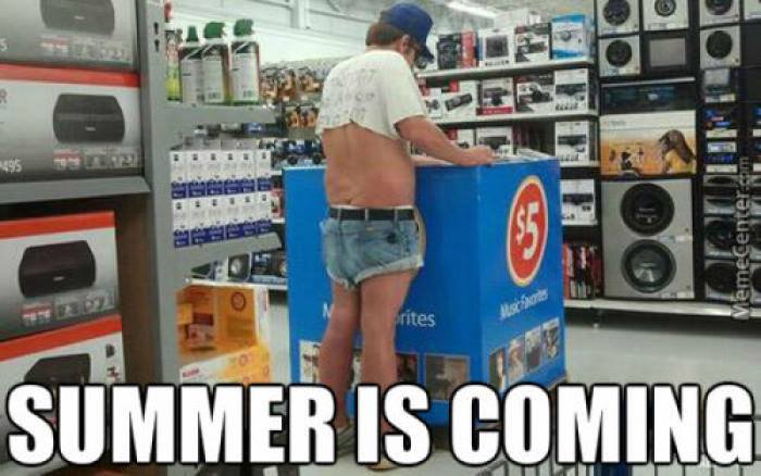 Summer Is Coming Funny Shorts Picture