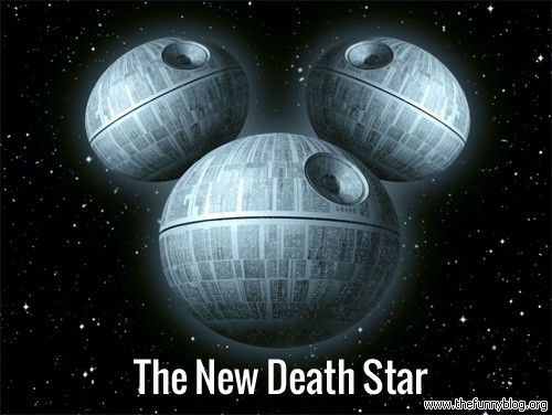 The New Death Star Funny Star Wars Image