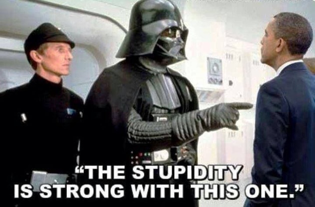 The Stupidity Is Strong With This One Funny Star Wars Image