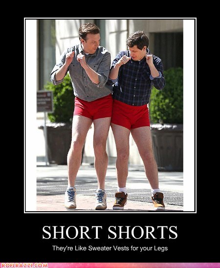 There Are Like Sweater Vests For Your Legs Funny Shorts Image