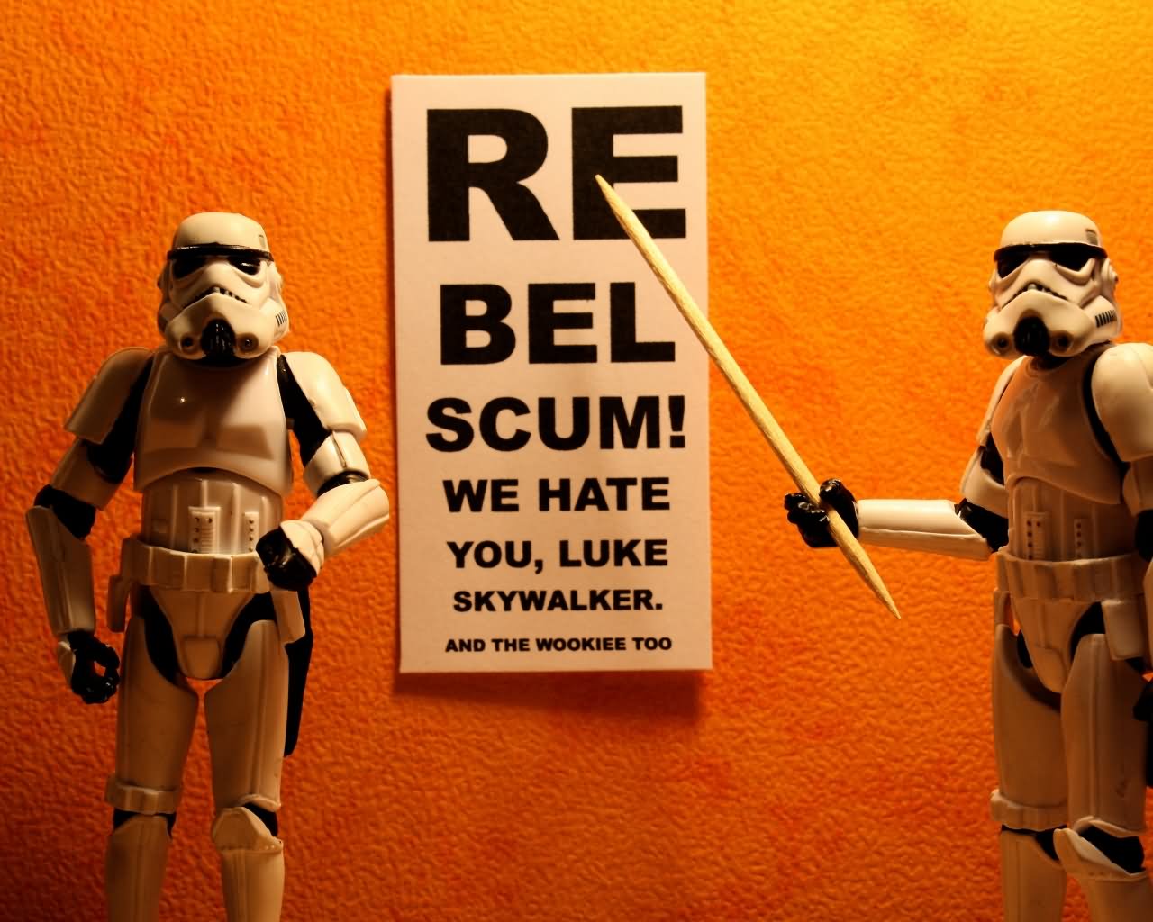 We Hate You Luke Skywalker Funny Star Wars Image