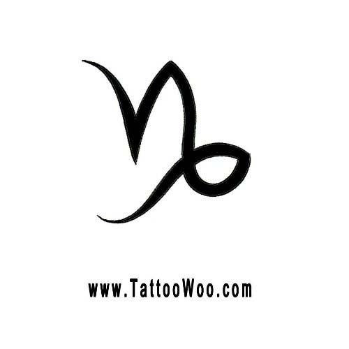 Capricorn Zodiac Sign Tattoos Design