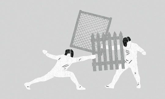 Funny Fencing Picture