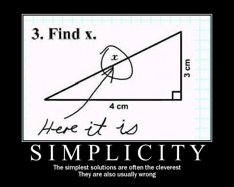 Funny Inspirational Simplicity Picture
