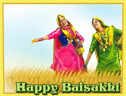 Happy Baisakhi Punjabi Girls