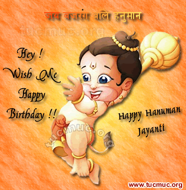 Happy Hanuman Jayanti Wish Me Happy Birthday