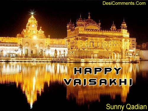 Happy Vaisakhi Golden Temple Picture