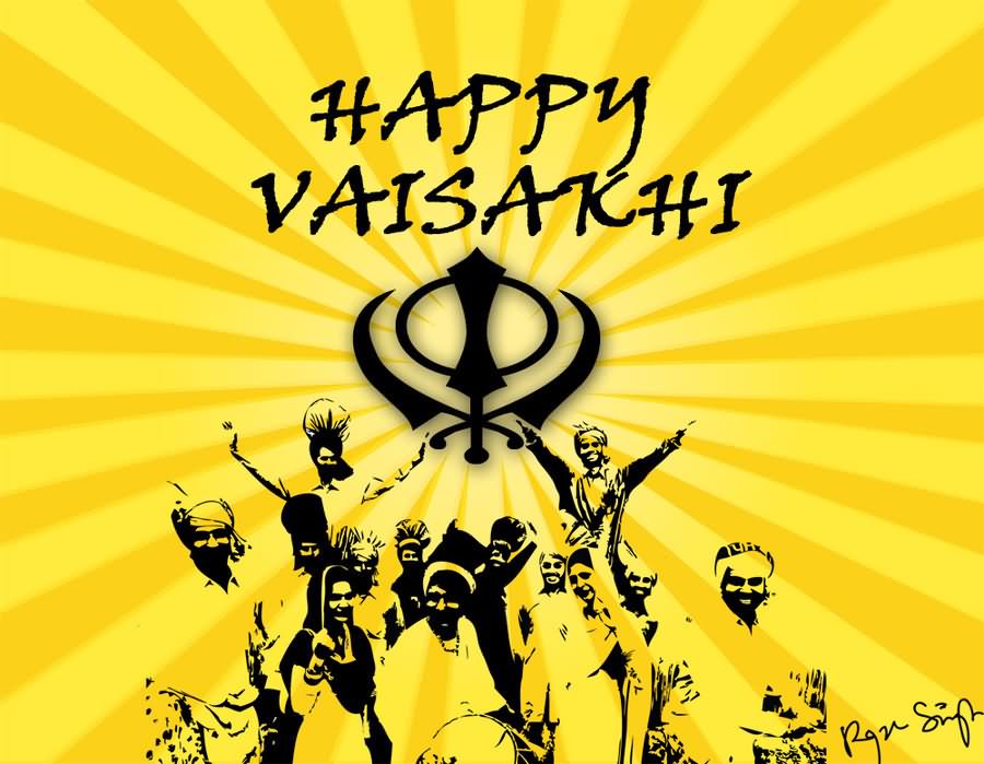 Happy Vaisakhi Greetings Photo