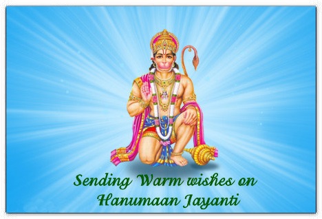 Sending Warm Wishes On Hanuman Jayanti