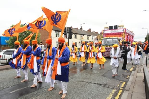 Vaisakhi Sikh Parade In Doncaster
