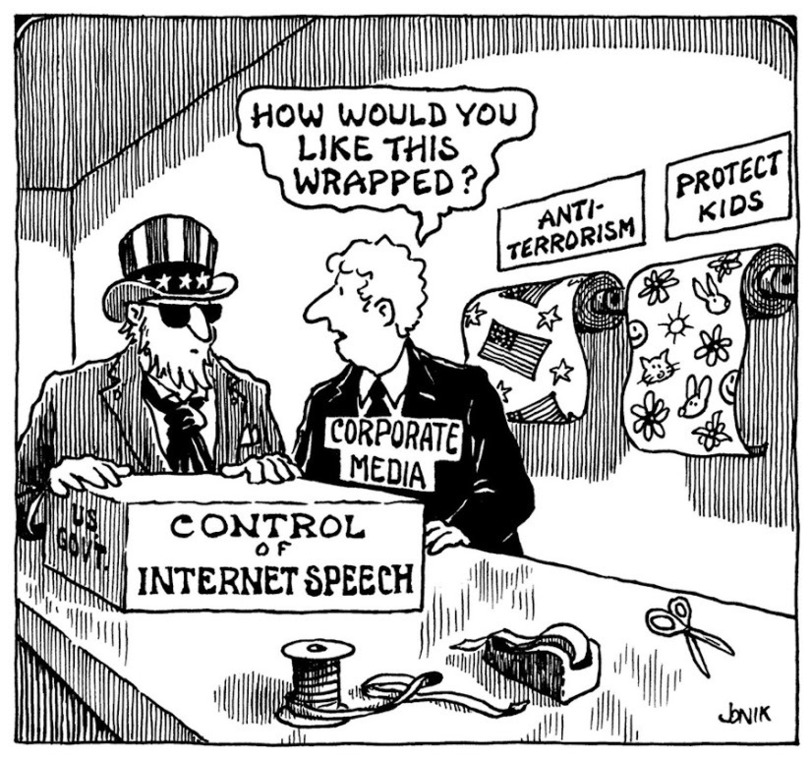 Anti Terrorism Funny Cartoon Image