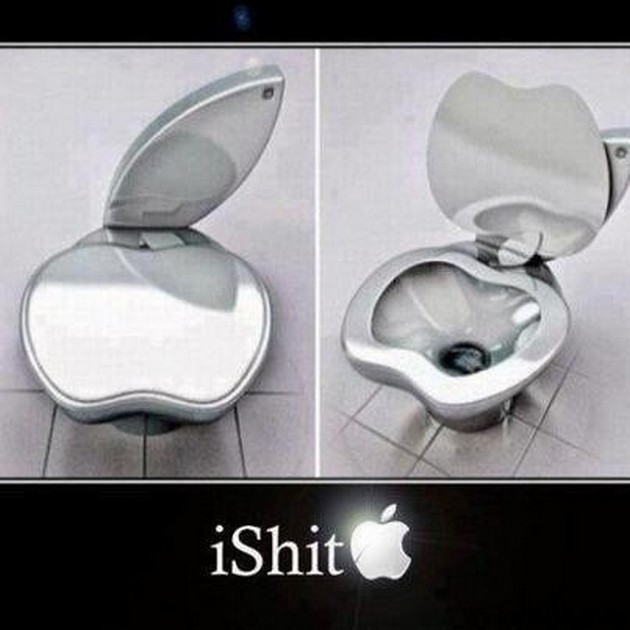 Apple Funny Ishit Wtf Toilet Image