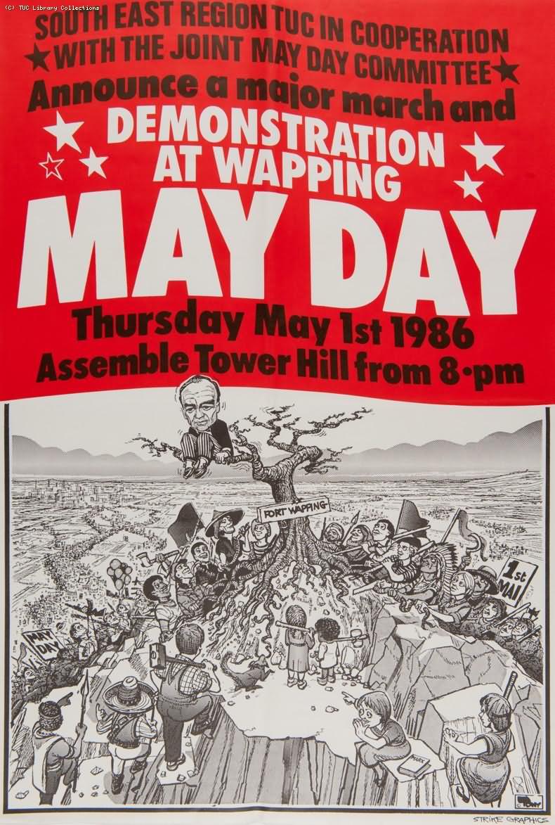 Demonstration At Wapping May Day