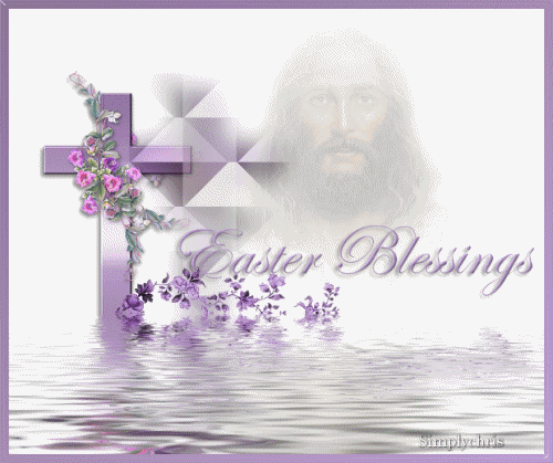 Easter Blessings From Jesus Animated Picture