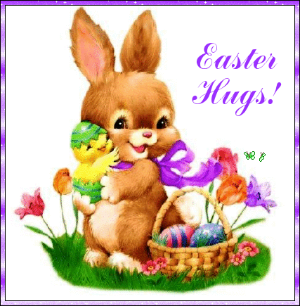 Easter Hugs Animated Picture