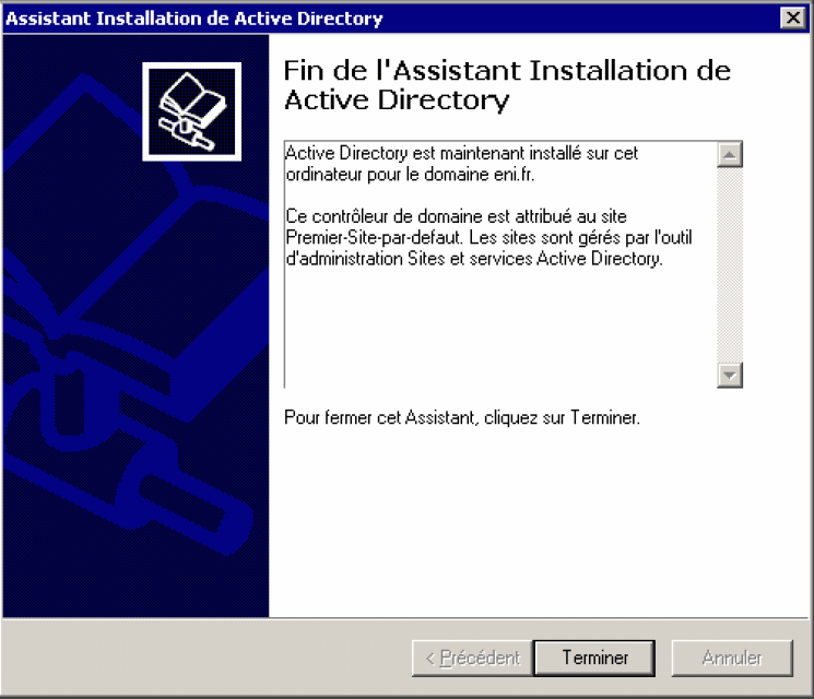 Fin De I Assistant Installation De Active Directory Funny Microsoft Image