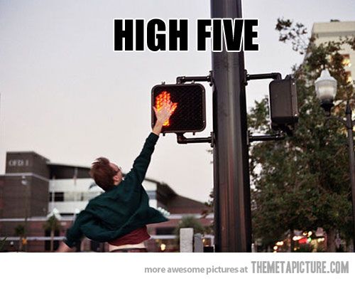 Funny High Five Picture