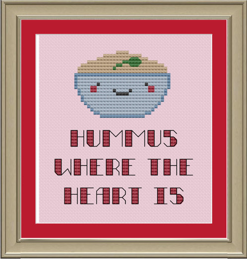 Funny Hummus Where The Heart Is Image