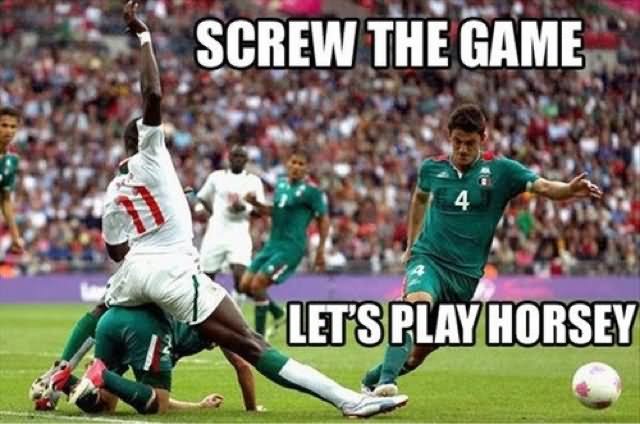 Funny Sports Humor Screw The Game Image