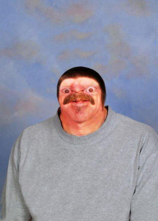 Funny Weird Photoshop Face Man Wtf Image