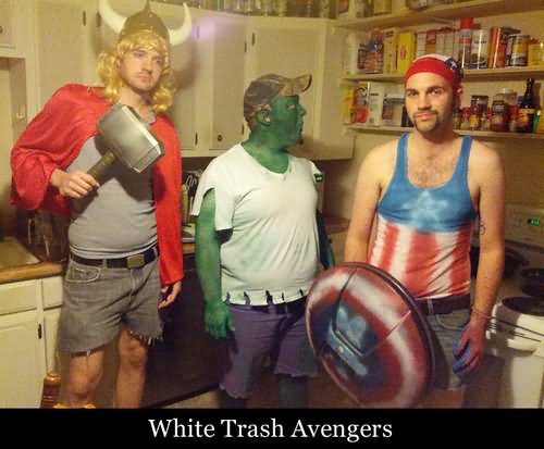 Funny White Trash Avengers Picture