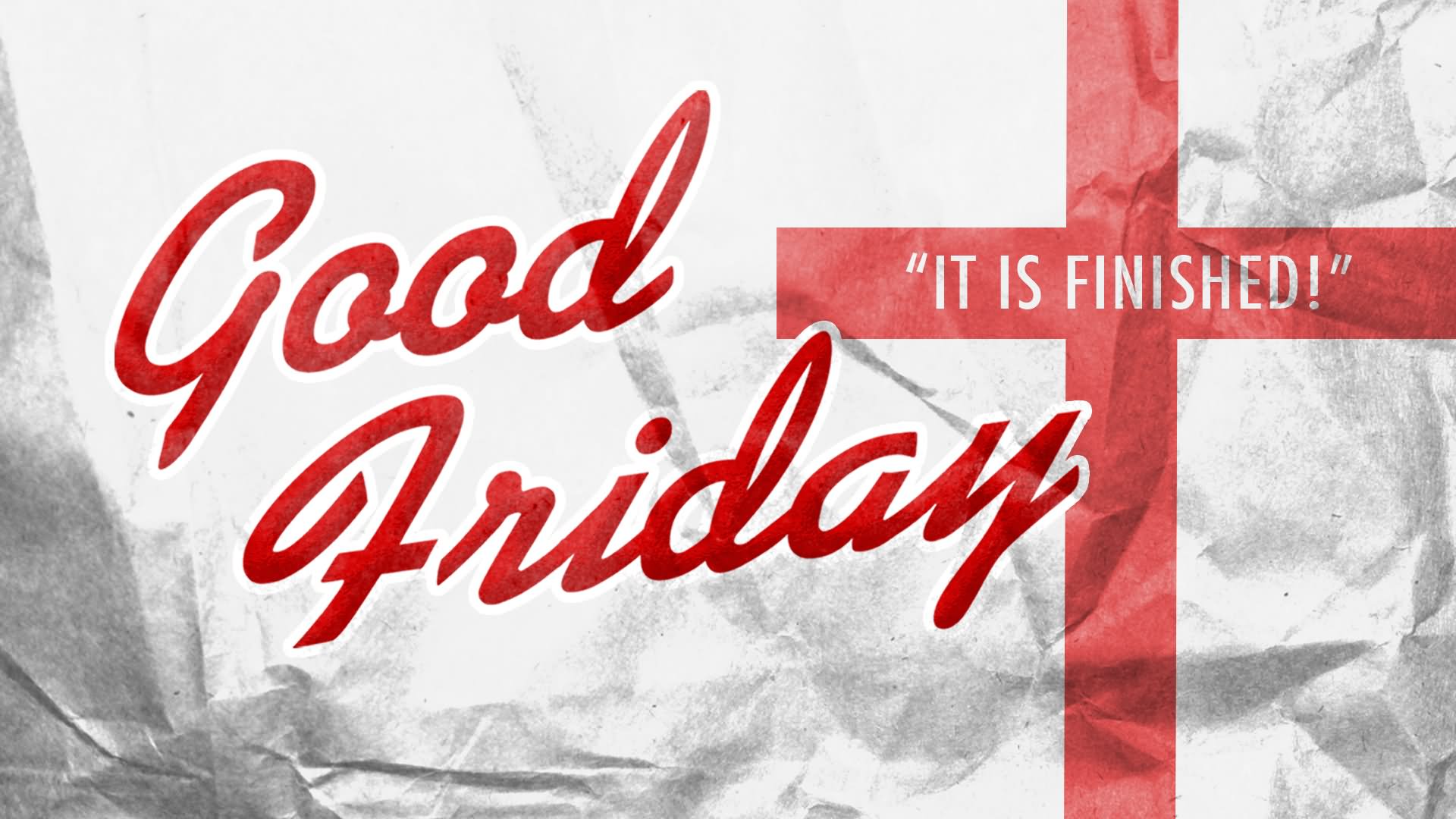 Good Friday It Is Finished Clipart Image