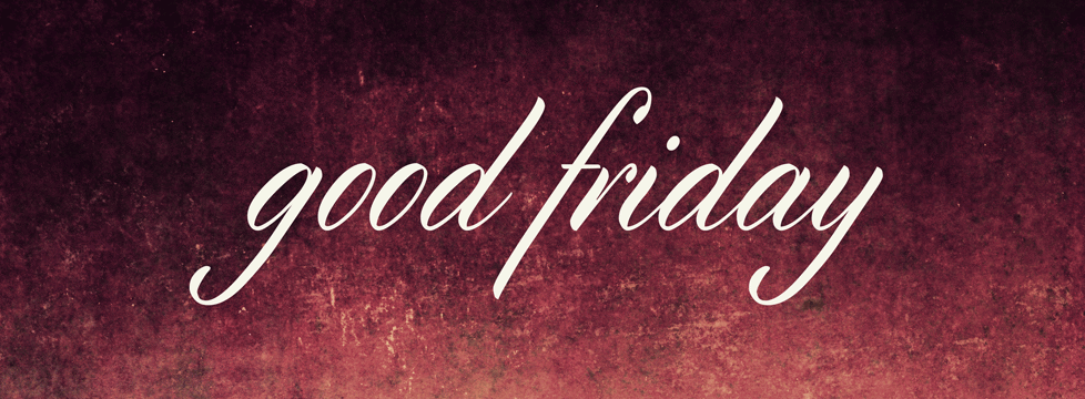 Good Friday Red Background Facebook Cover Image