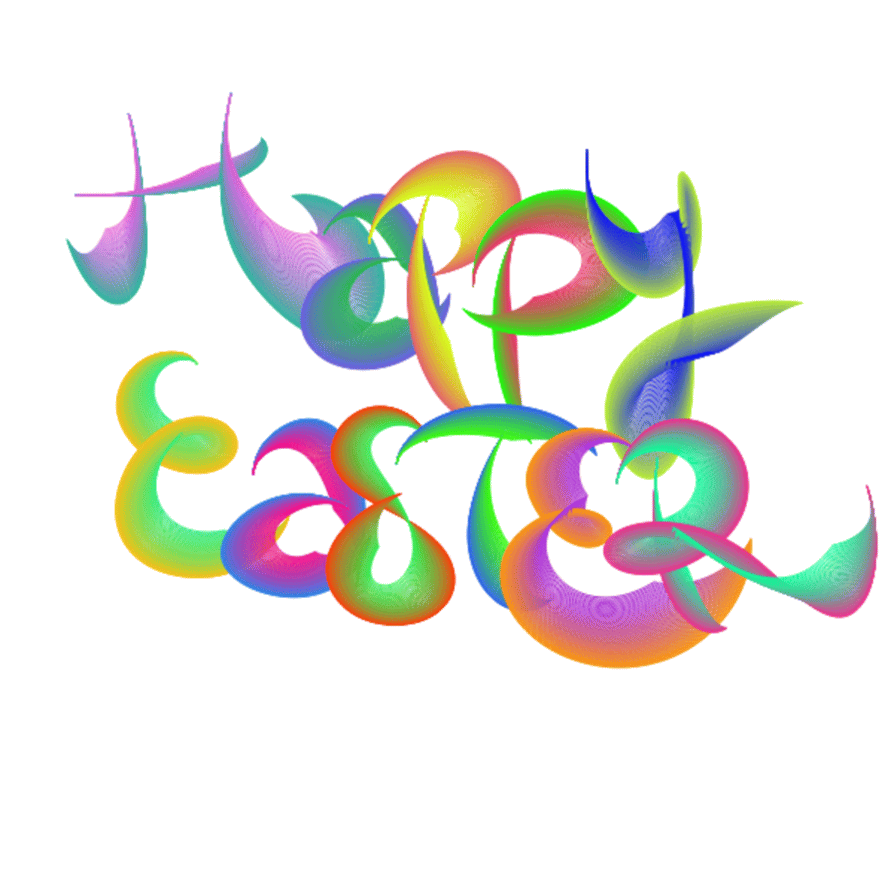 Happy Easter Beautiful Text Picture