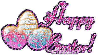Happy Easter Glitter Image