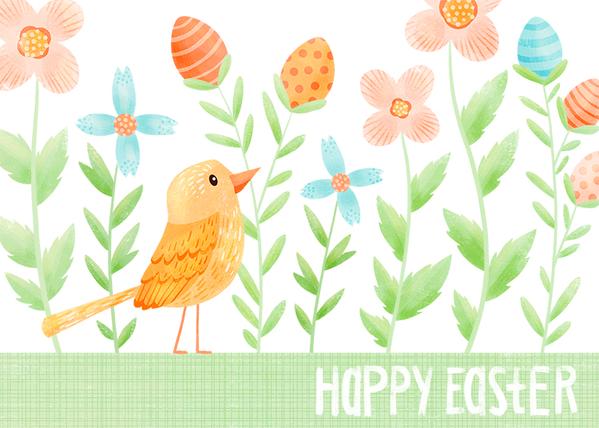Happy Easter Greeting Card Image