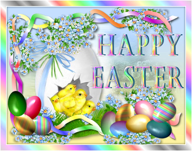 Happy Easter Greeting Ecard