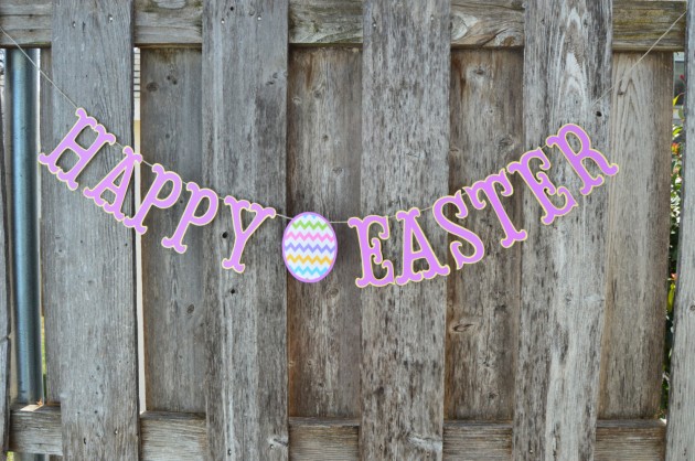 Happy Easter Handmade Banner Decoration