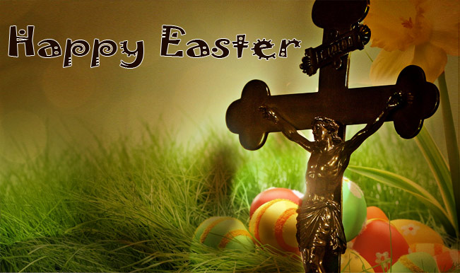 Happy Easter Jesus On Cross Picture