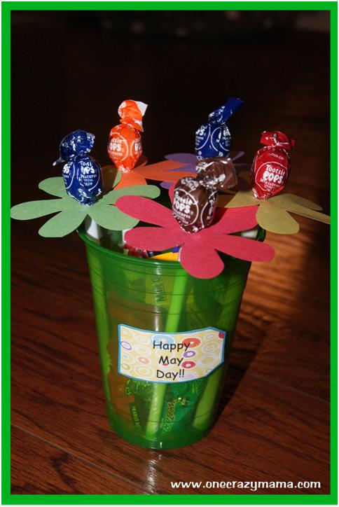 Happy May Day Basket Of Candies