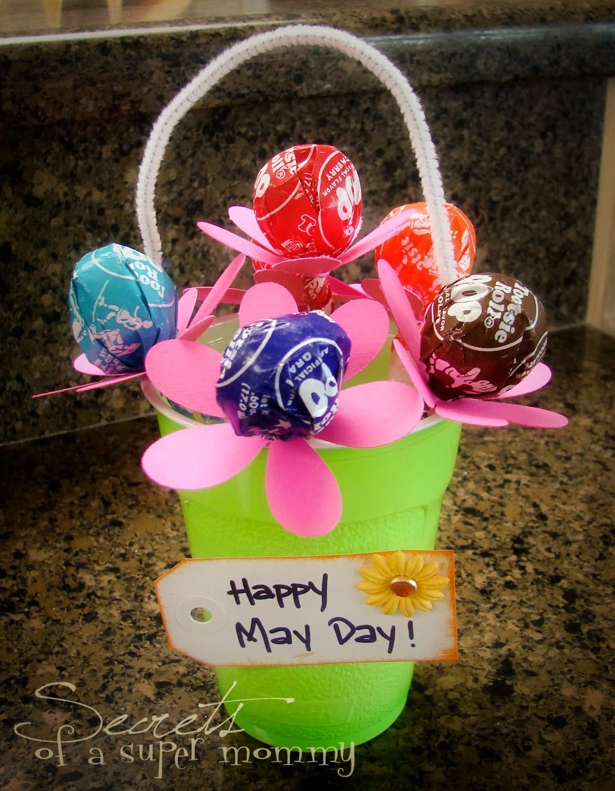 Happy May Day Basket Picture