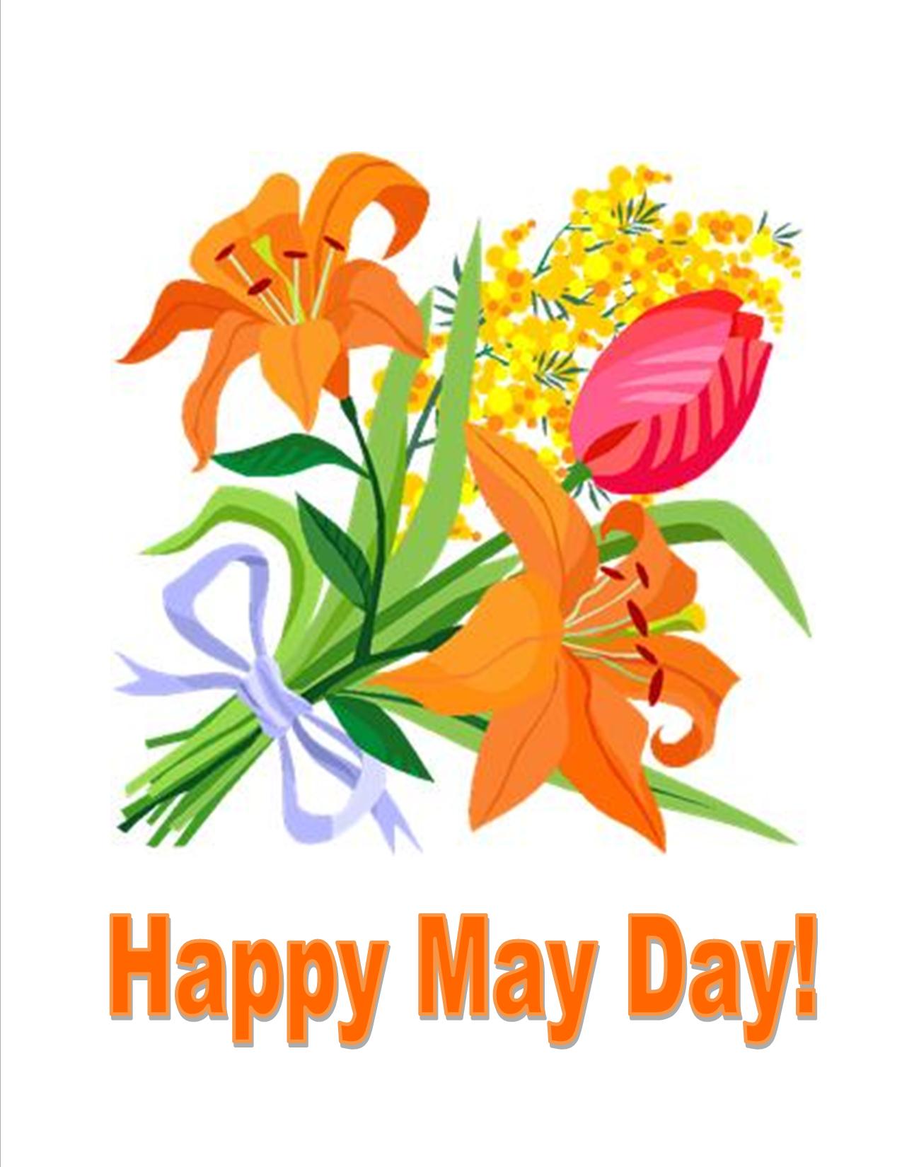Happy May Day Flowers For You