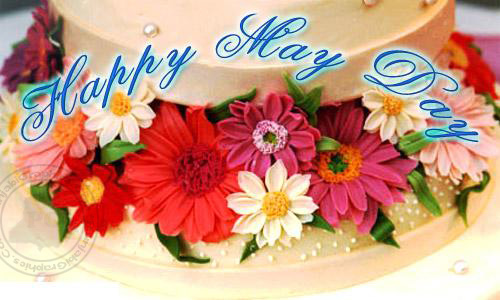 Happy May Day Flowers Image