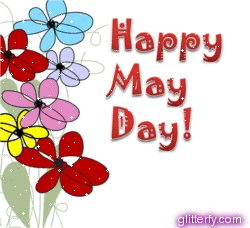 Happy May Day Glitter
