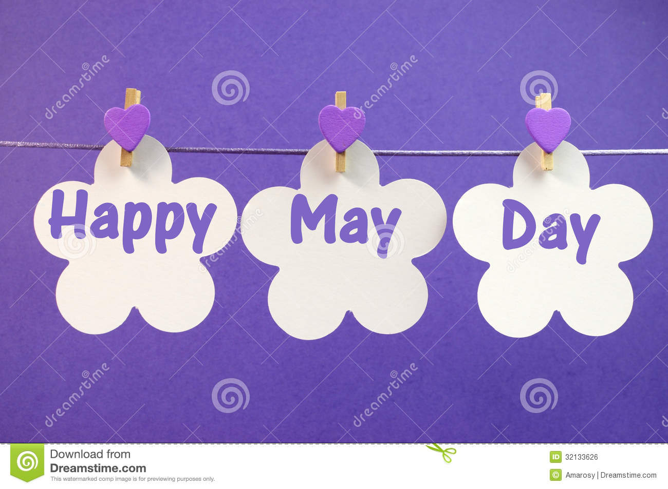 Happy May Day Greeting Card