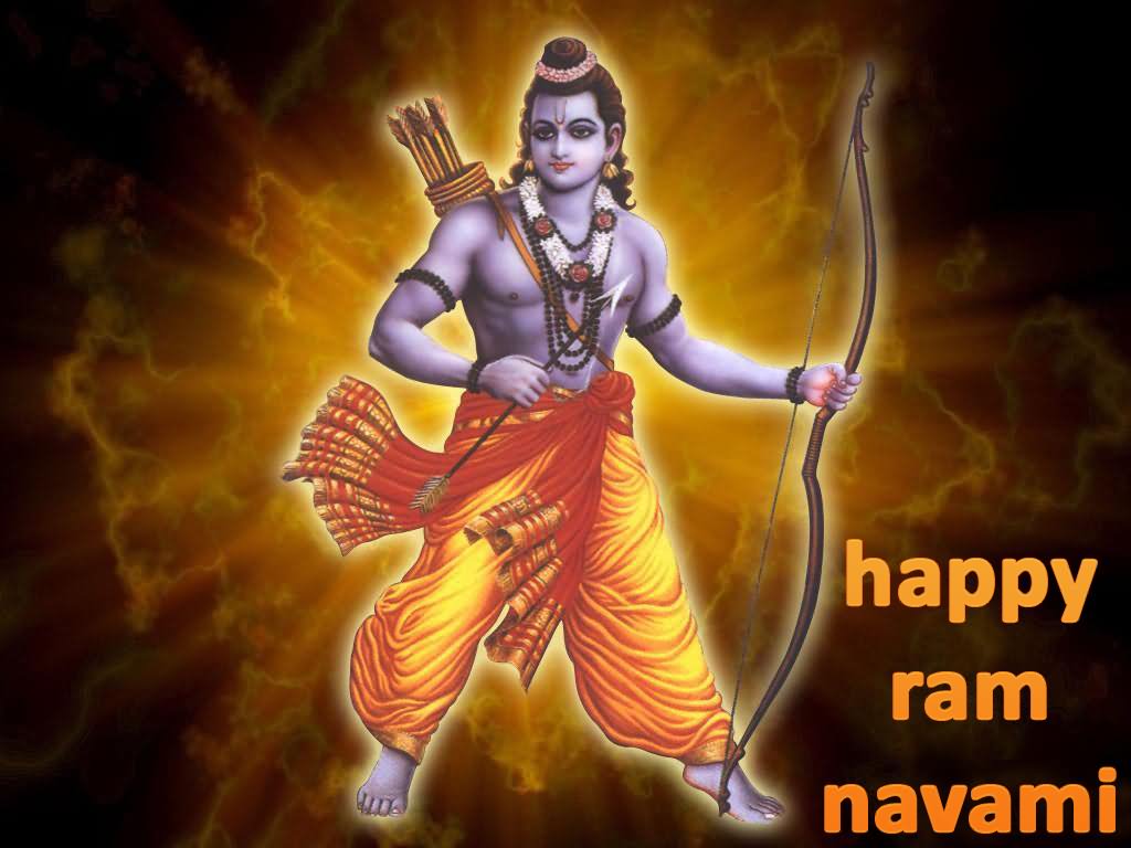 Happy Ram Navami Wishes Wallpaper