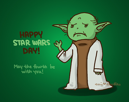 Happy Star Wars Day May The Fourth Be With You
