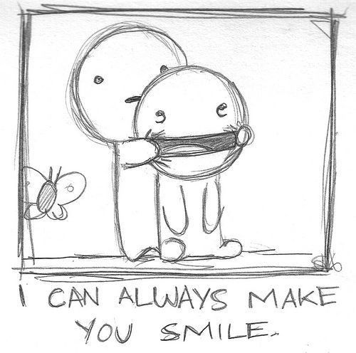 I Can Always Make You Smile Funny Drawing Image