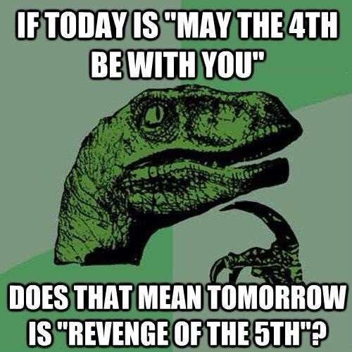 If Today Is May The 4th Be With You